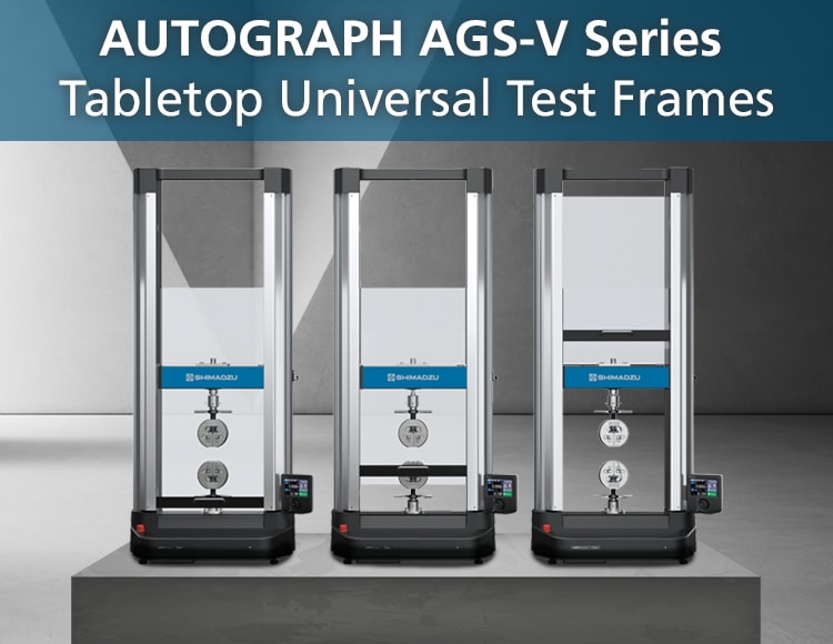 AUTOGRAPH AGS-V Series Tabletop Universal Test Frames