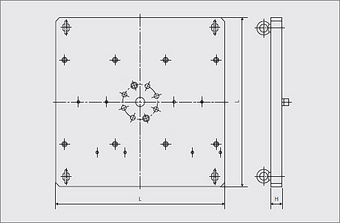 Flat Surface Plates for Compression Tests 