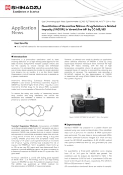 Quantitation of Varenicline Nitroso-Drug Substance Related Impurity (VNDSRI) in Varenicline API by GC-MS/MS