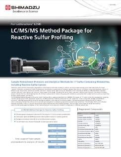 LC/MS/MS Method Package for Reactive Sulfur Profiling