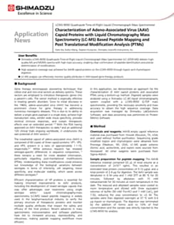 Characterization of Adeno-Associated Virus (AAV) Capsid Proteins with Liquid Chromatography Mass Spectrometry (LC-MS) Based Peptide Mapping and Post Translational Modification Analysis (PTMs)