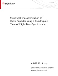 Structural Characterization of Cyclic Peptides using a Quadrupole Time-of-Flight Mass Spectrometer